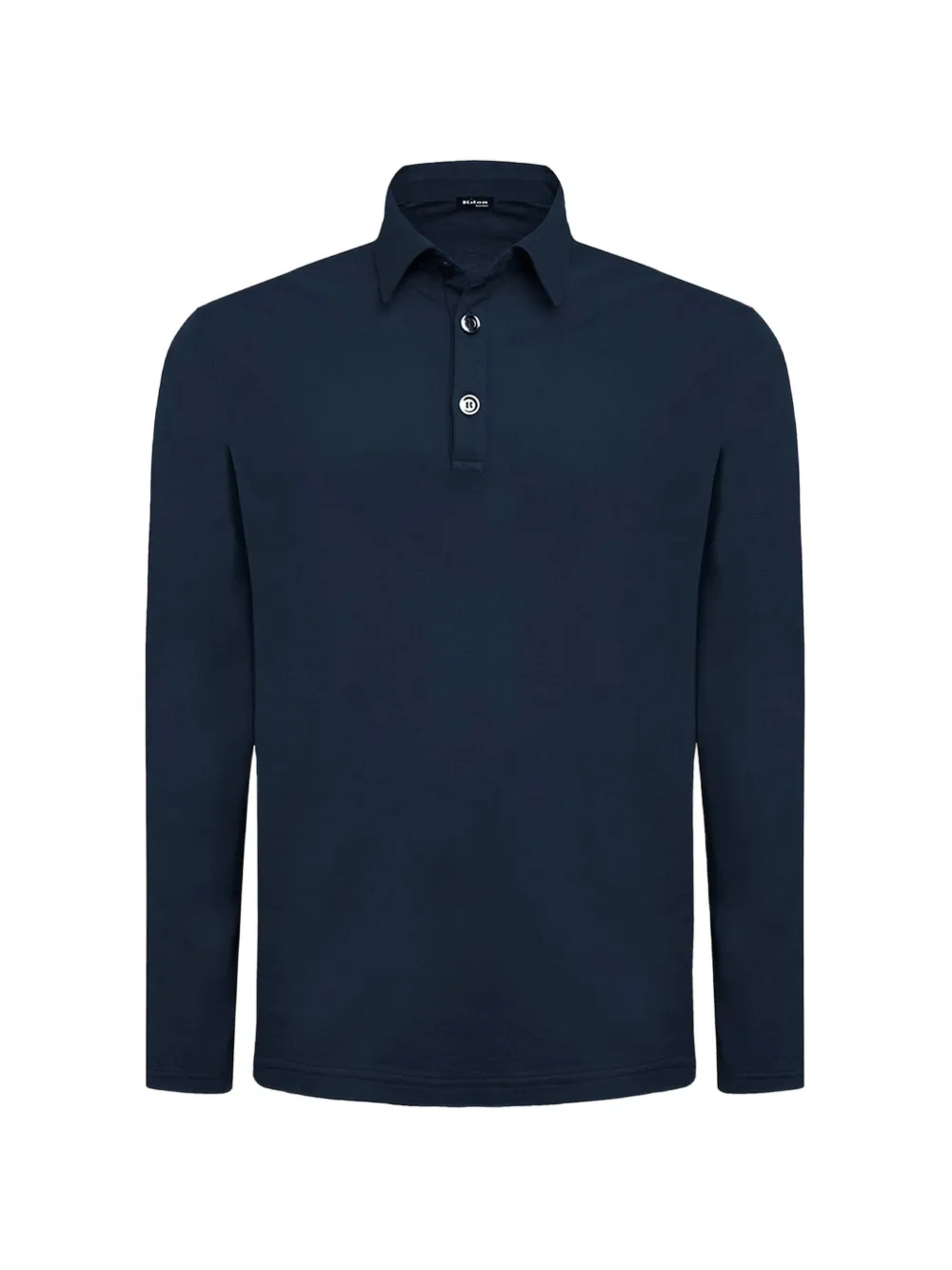 Kiton Poloshirt met lange mouwen Blauw