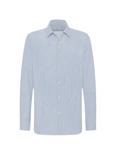 Kiton striped cotton shirt