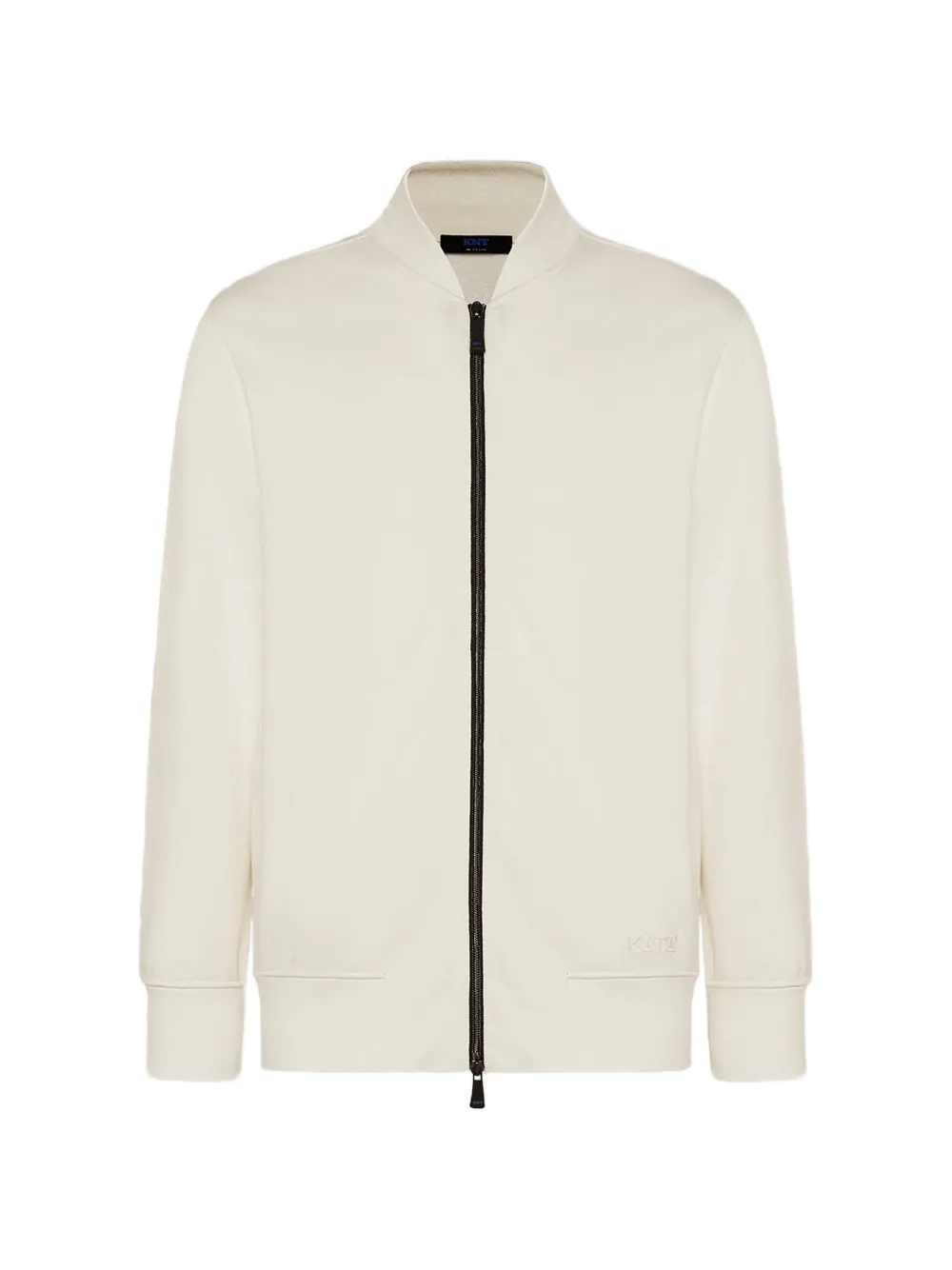 Kiton KNT zip-up sweater Wit