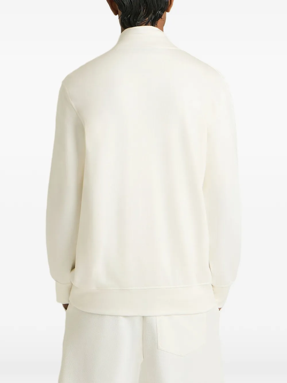 Kiton KNT zip-up sweater Wit