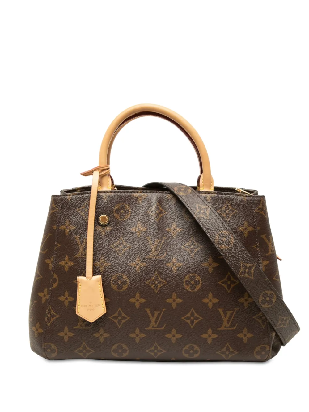 Louis Vuitton Pre-Owned 2016 Monogram Montaigne BB satchel - Marrone