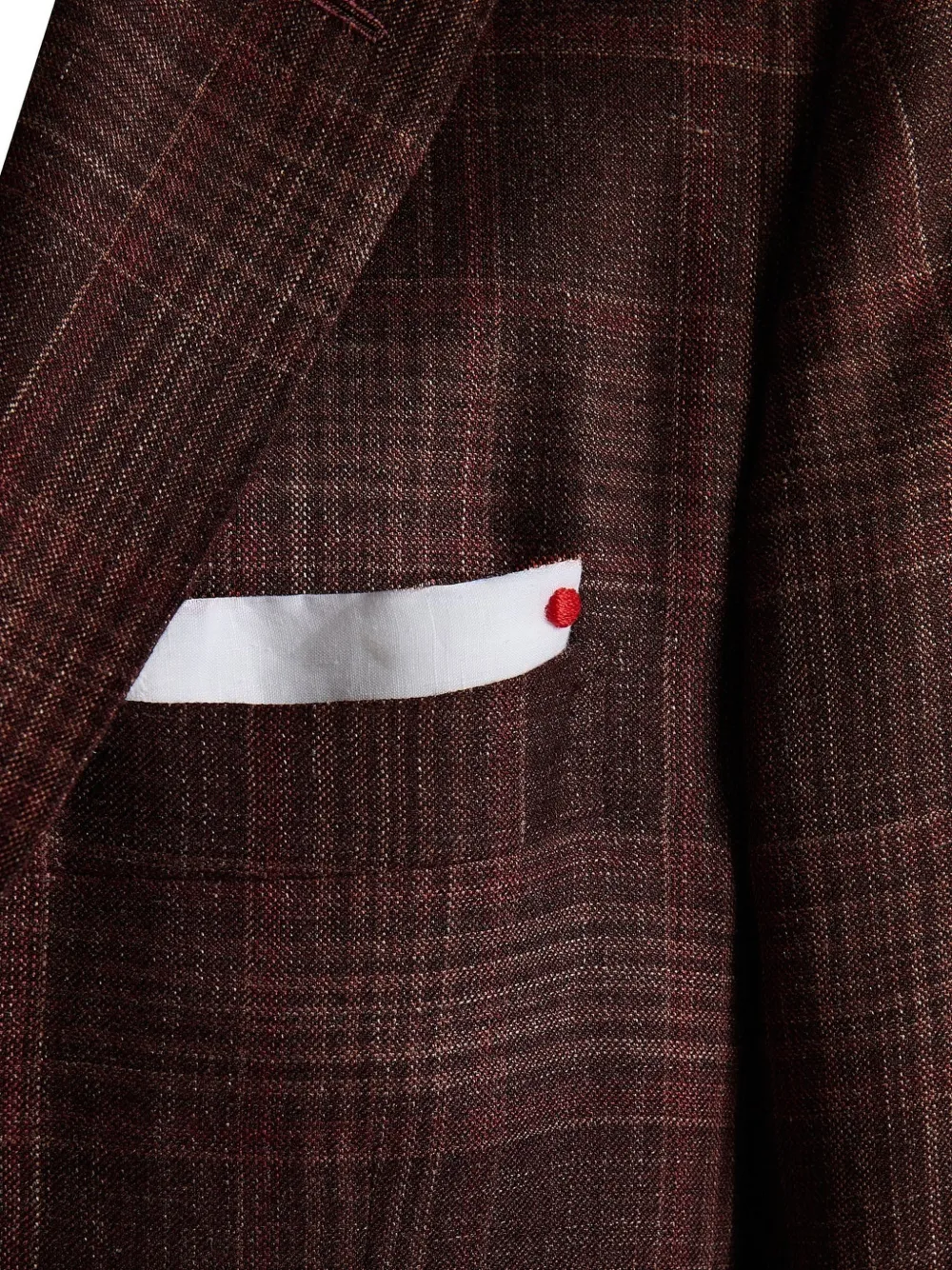 Kiton Geruit jack Rood
