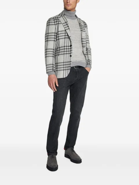 Kiton Kurabo mid-wash jeans