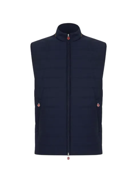 Kiton quilted wool gilet