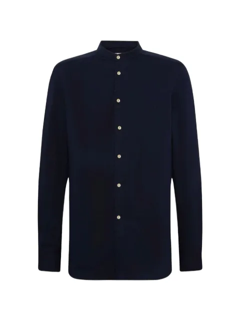 Kiton mandarin-collar shirt