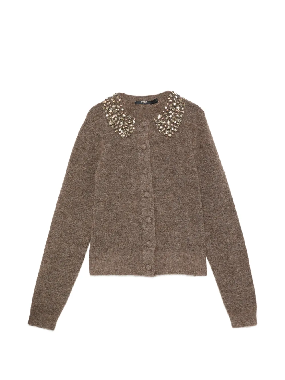 Seventy crystal-embellished cardigan