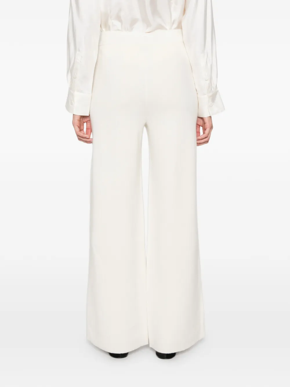 kujten Dion broek met wijde pijpen Beige