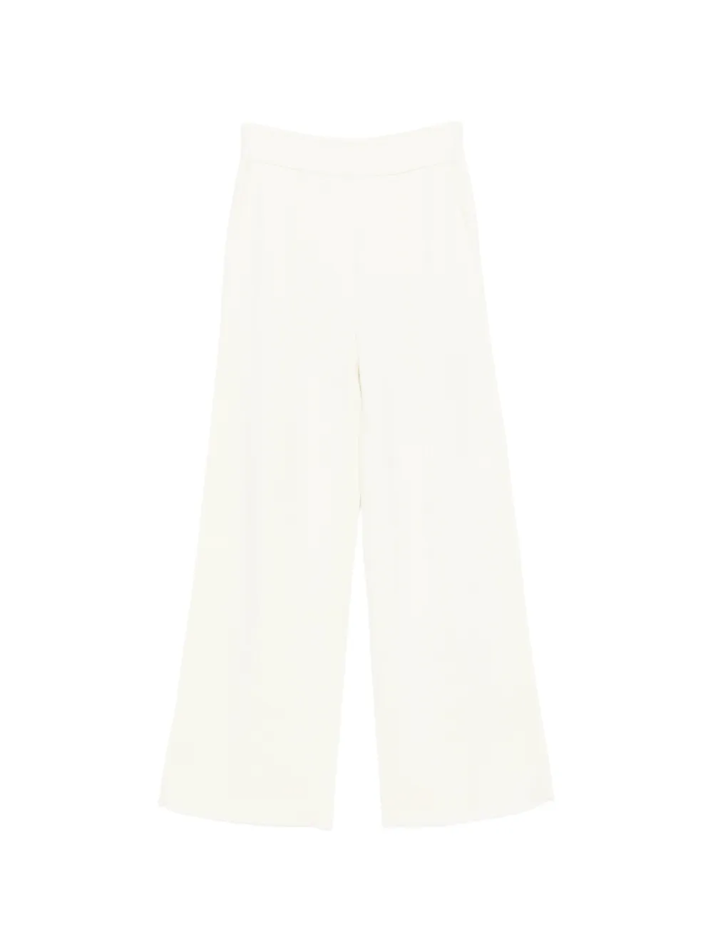Kujten Dion broek met wijde pijpen Beige
