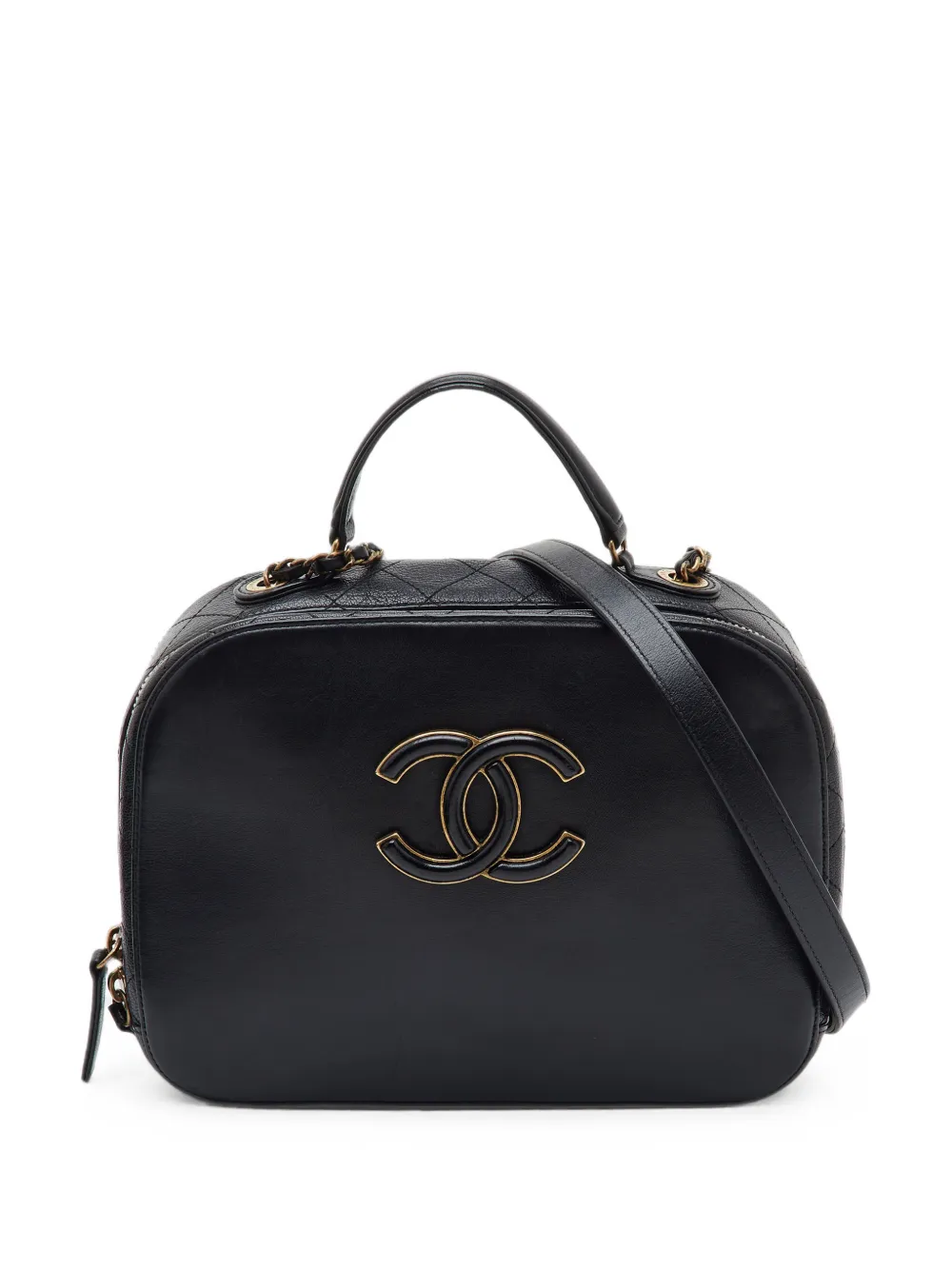 CHANEL Pre-Owned 2017 small Coco Curve vanity case - Nero