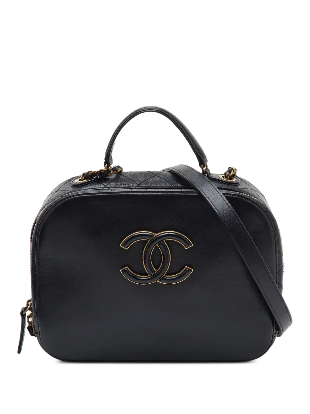 CHANEL Pre-Owned 2017 small Coco Curve vanity case - Nero
