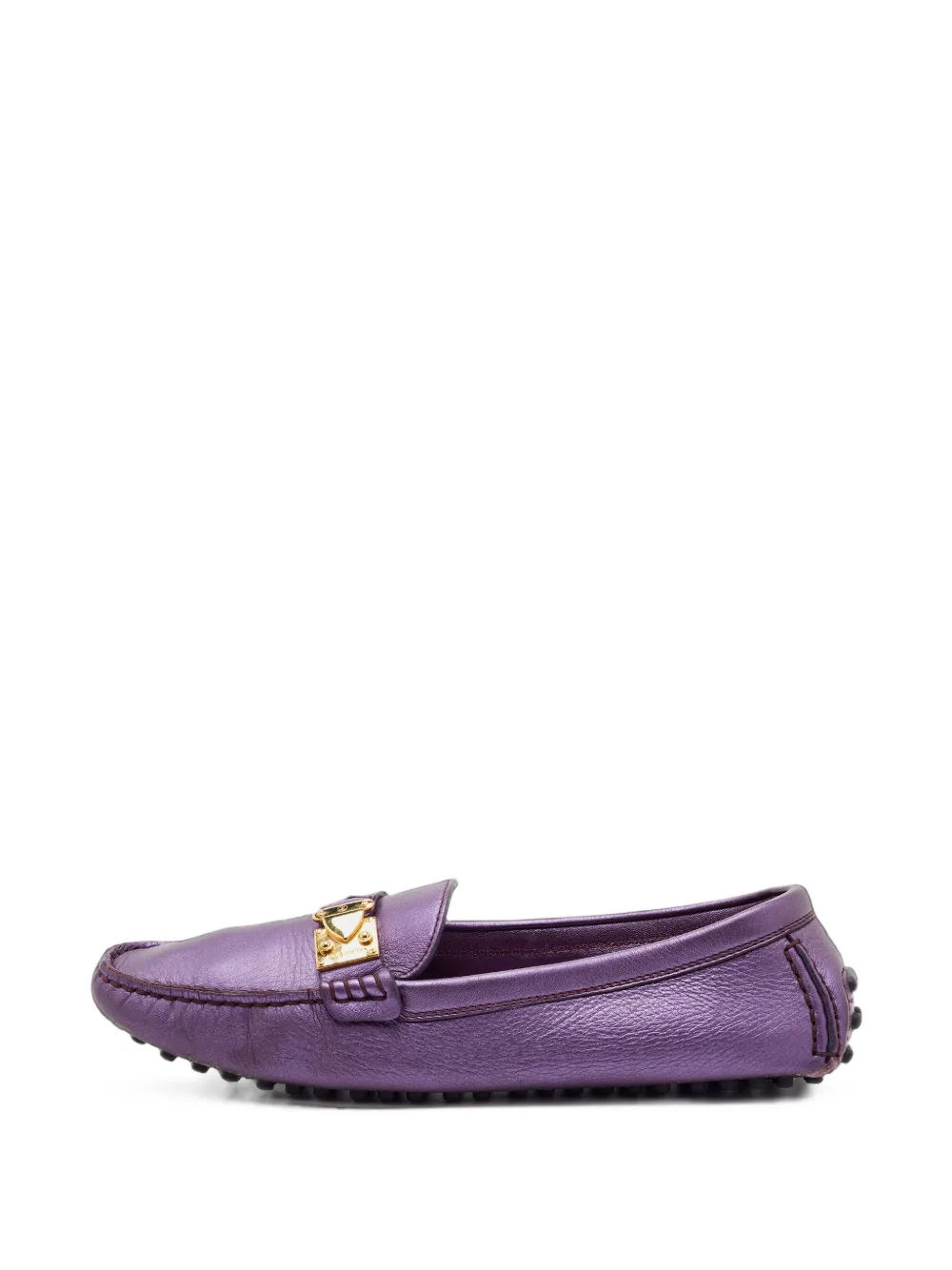 Louis Vuitton Pre-Owned mocassins Lombok S-lock - Violet Louis Vuitton Pre-Owned mocassins Lombok S-lock - Violet