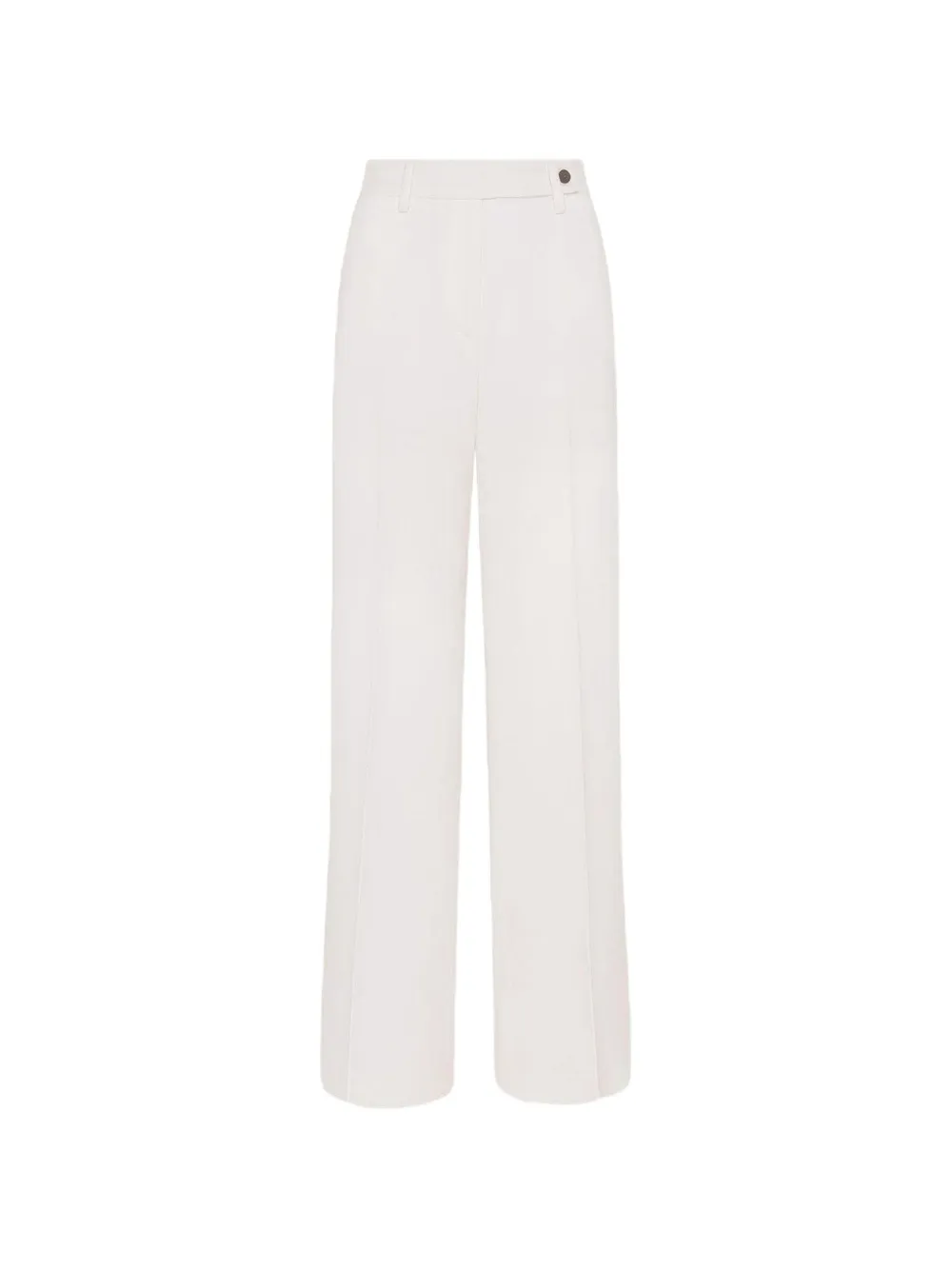 Kiton wide-leg wool trousers Wit
