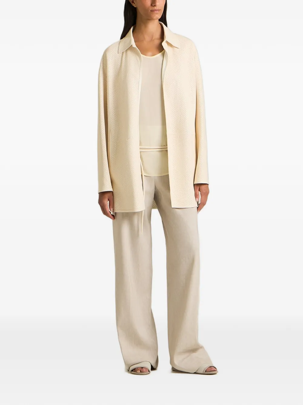 Kiton Straight broek Beige
