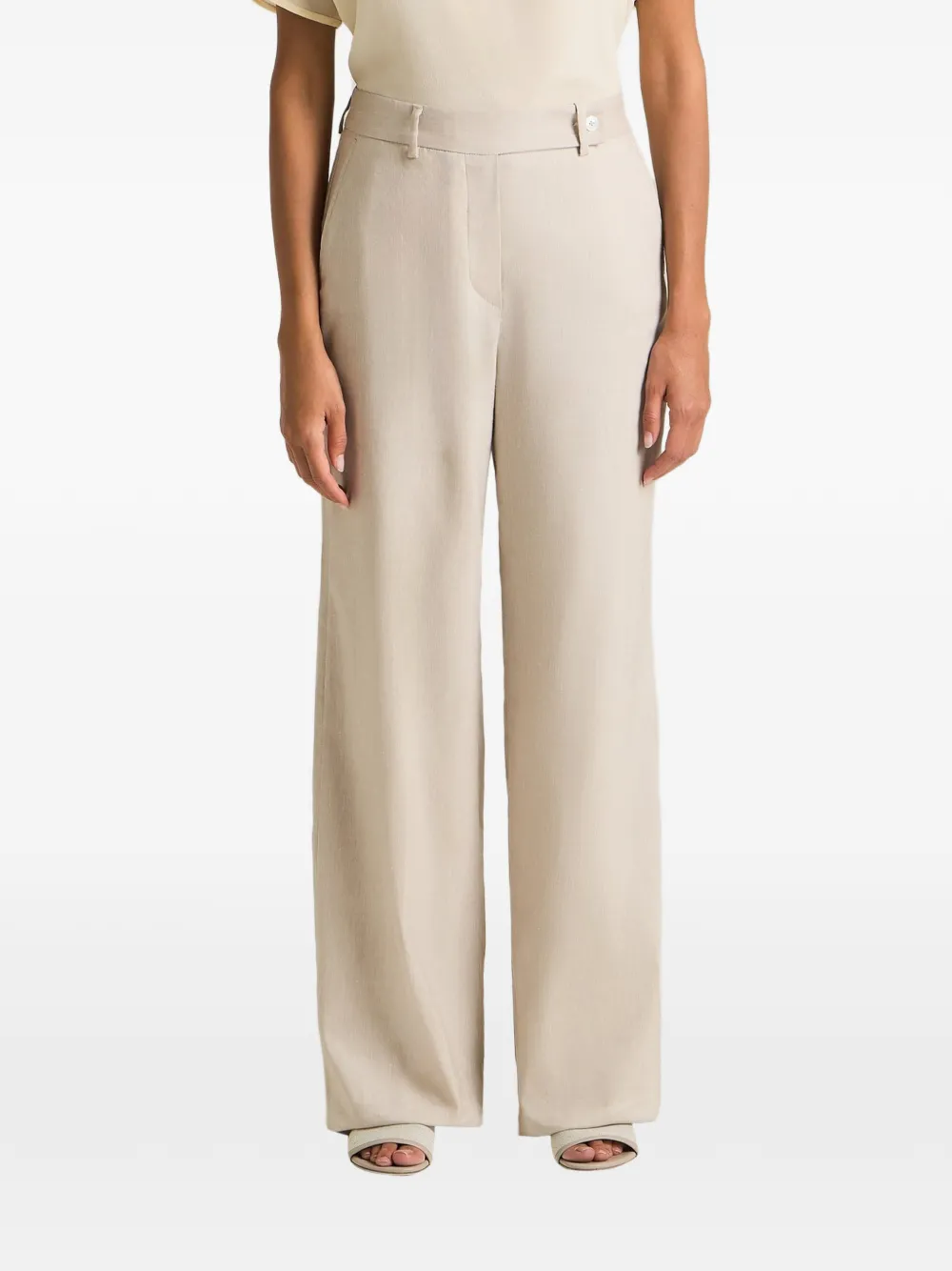 Kiton Straight broek Beige