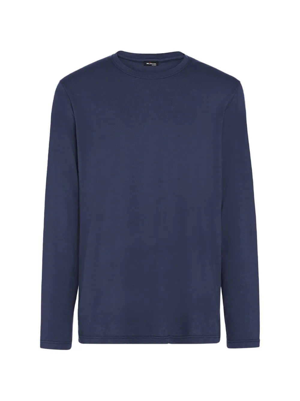 Kiton T-shirt met ronde hals Blauw