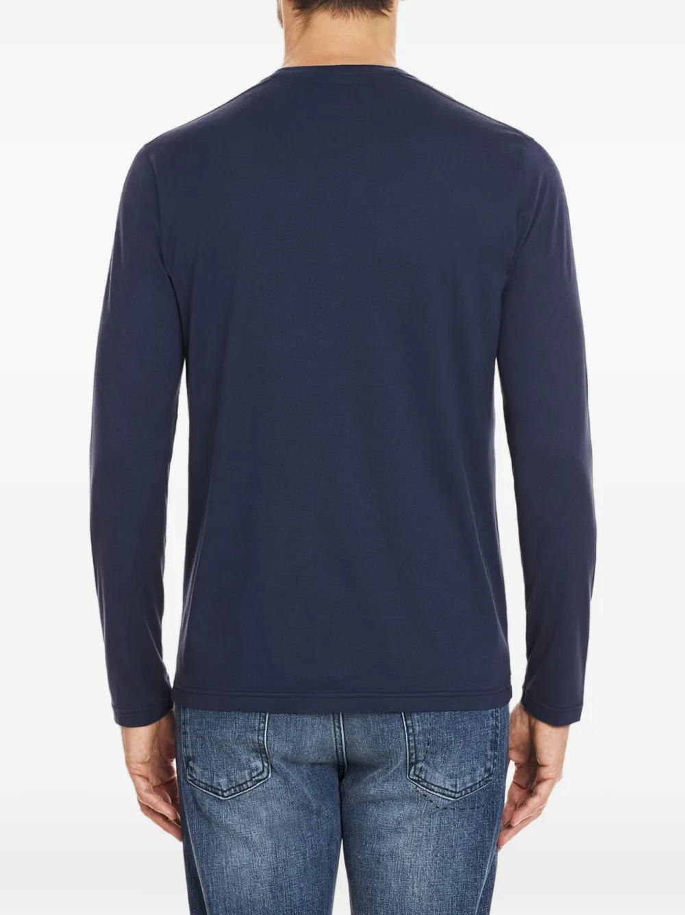 Kiton T-shirt met ronde hals Blauw