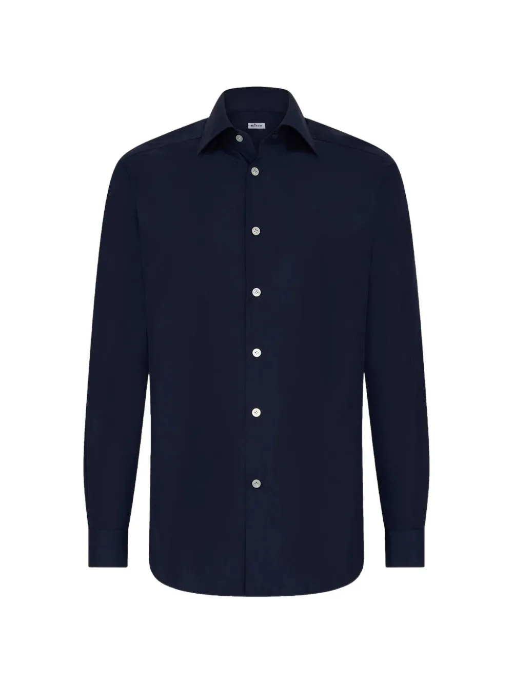 Kiton cotton shirt Blauw