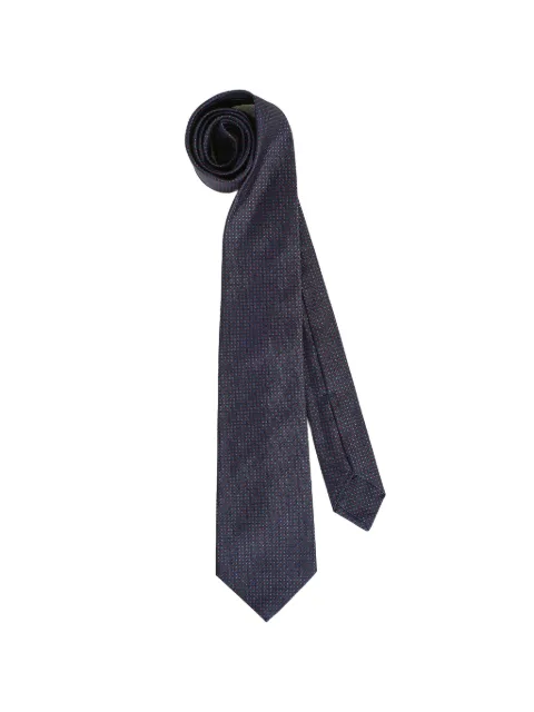 Kiton geometric-pattern tie