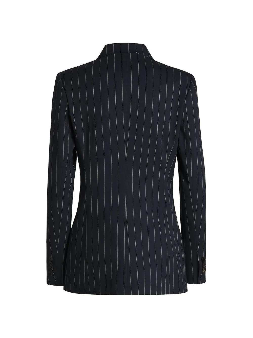 Kiton pinstripe double-breasted blazer Blauw