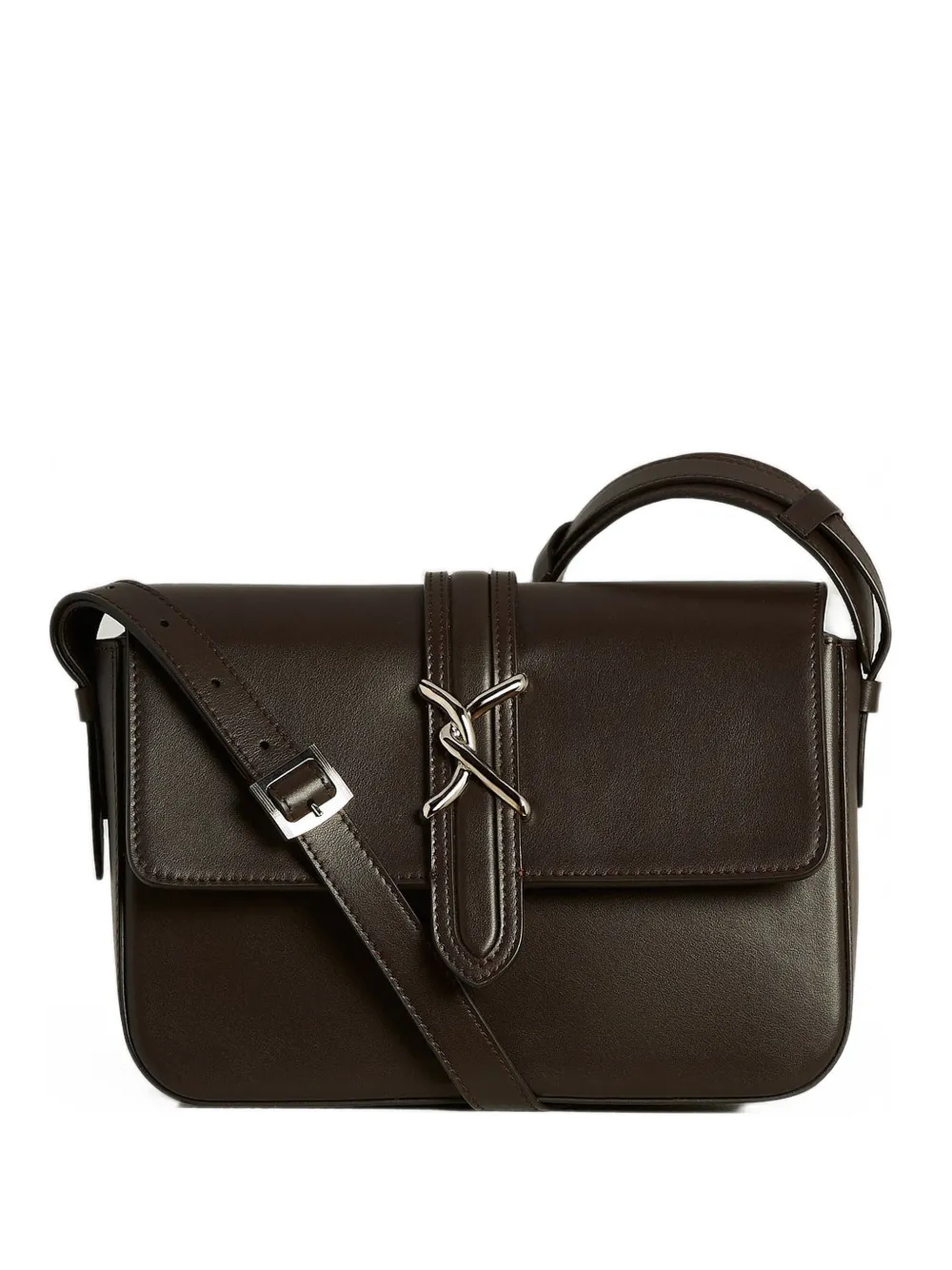 Kiton Iside Schultertasche - Braun