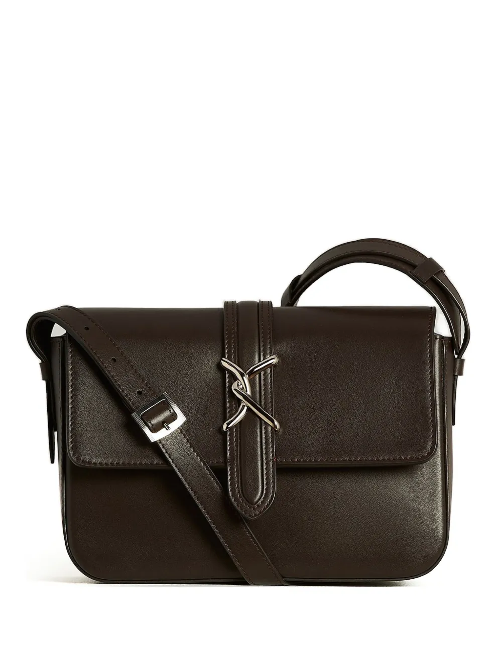 Kiton Iside schoudertas Bruin