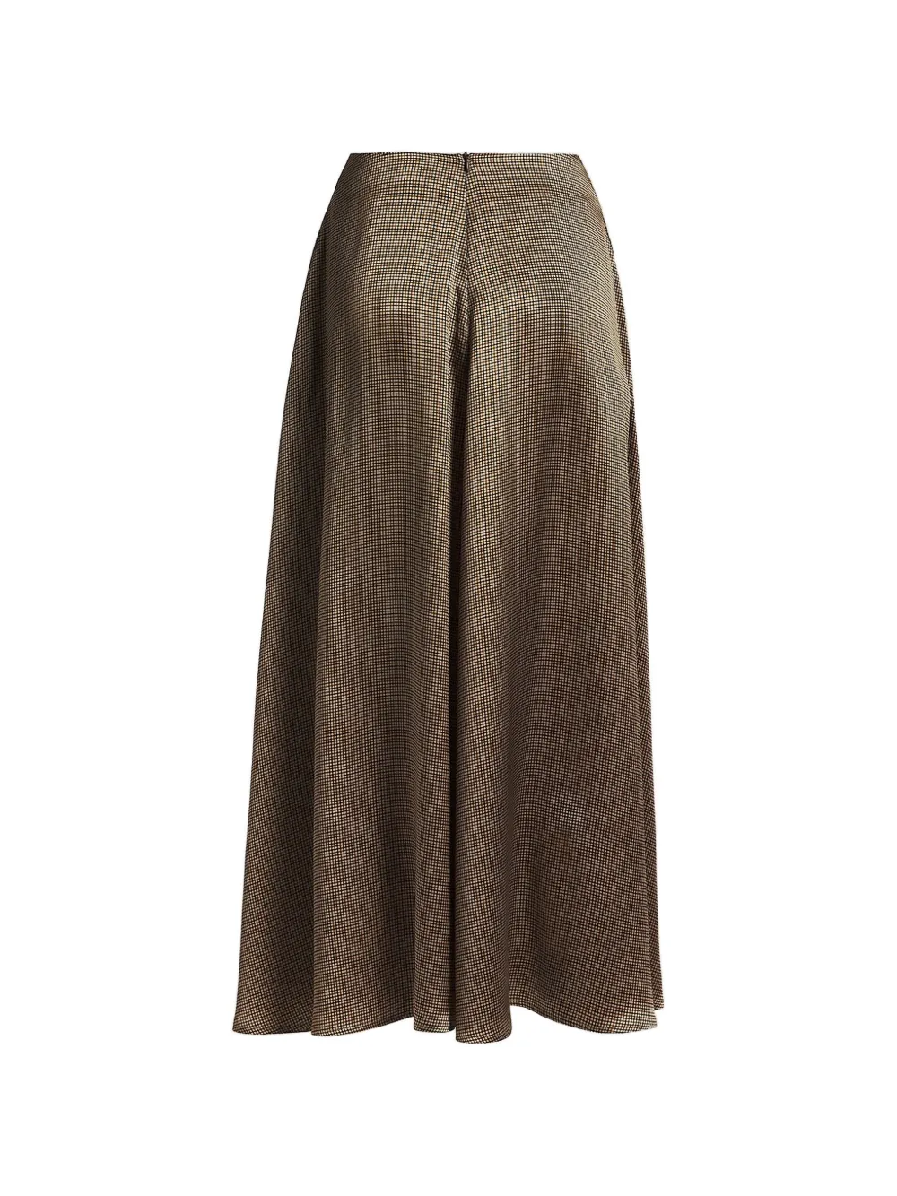 Kiton Maxi-rok met micro-patroon Bruin