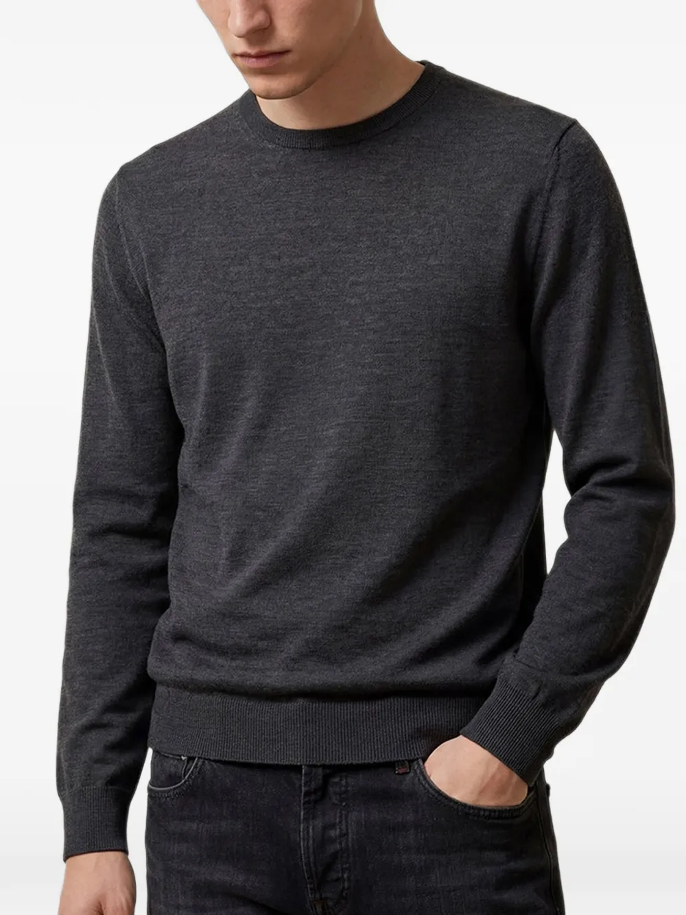 Kiton Trui met ronde hals Grijs