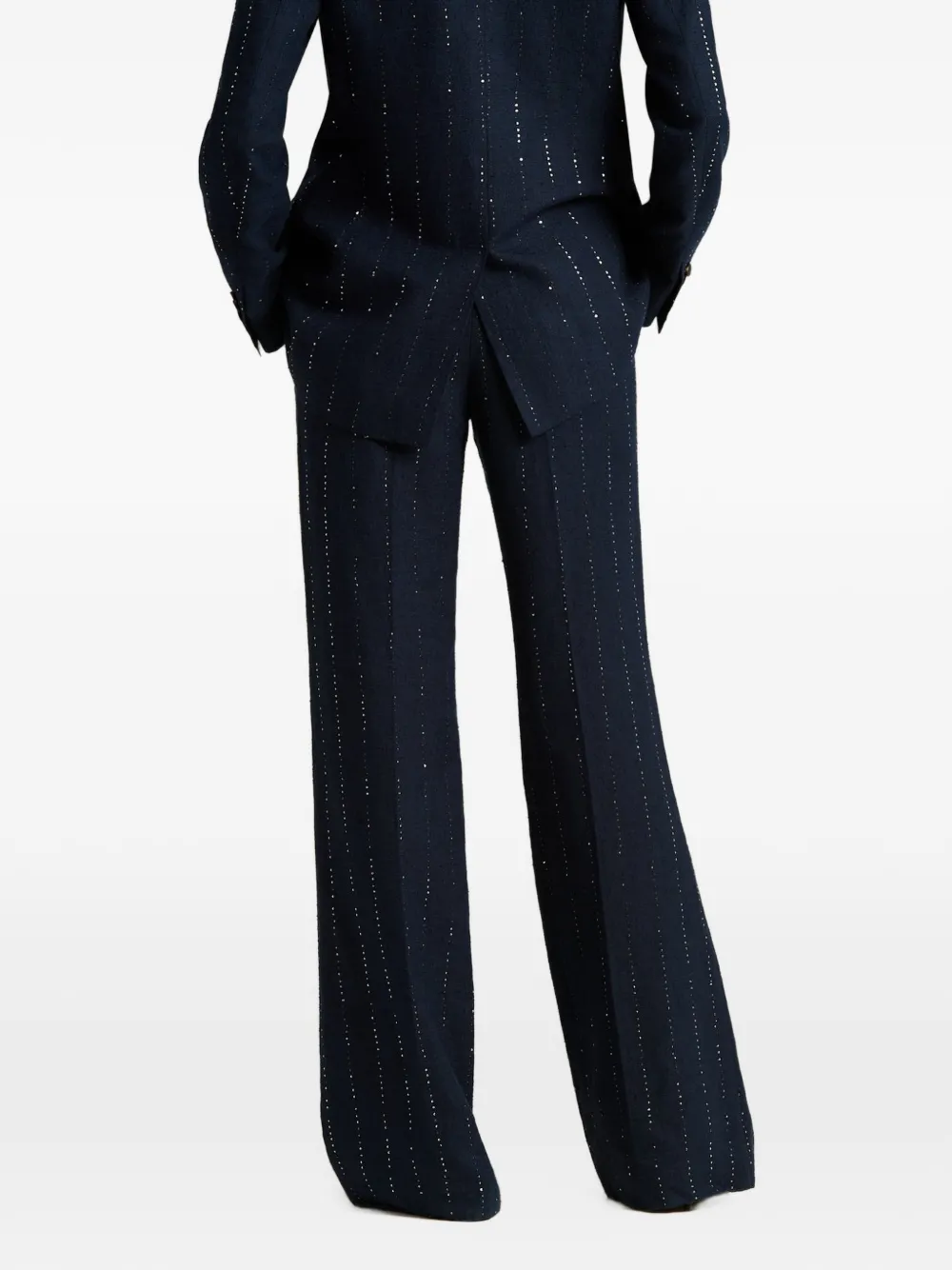 Kiton Broek verfraaid met pailletten Blauw