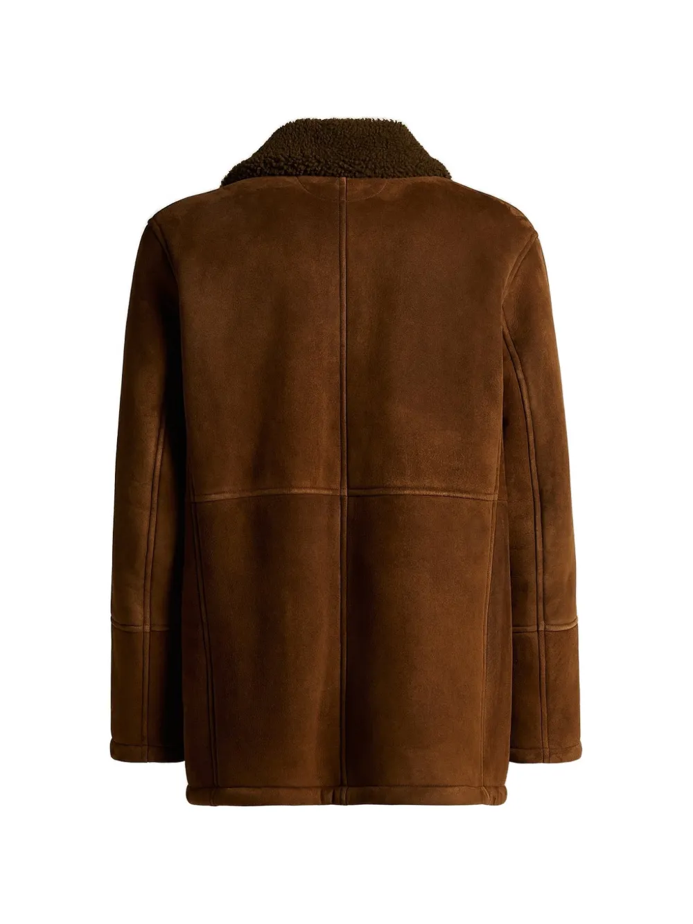 Kiton Jas met dubbele rij knopen Bruin