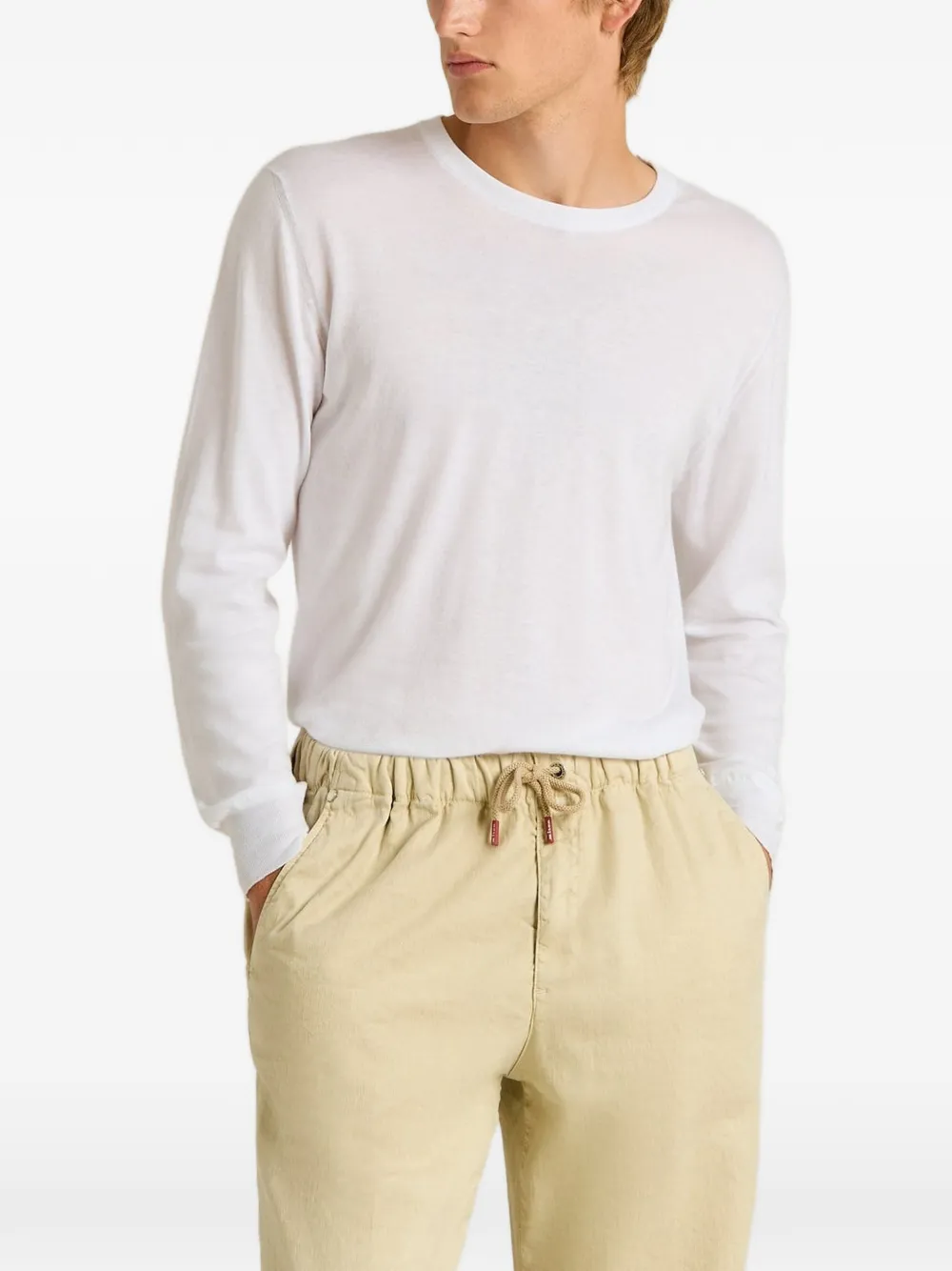Kiton T-shirt met ronde hals Wit