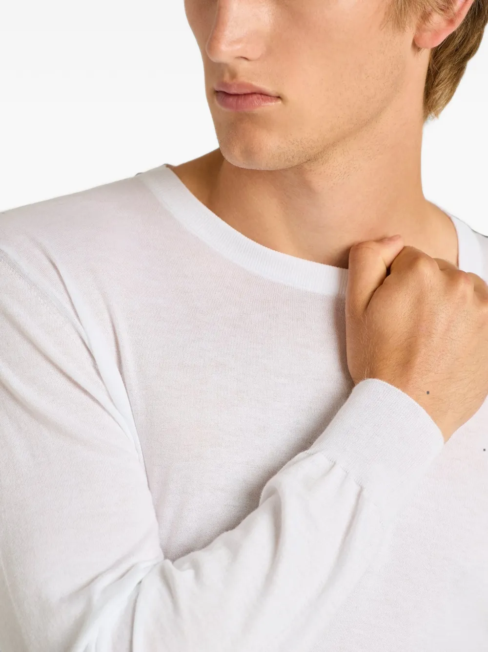 Kiton T-shirt met ronde hals Wit
