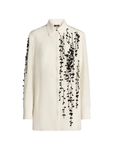 Kiton embroidered shirt