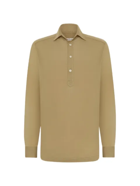 Kiton Sartorial long-sleeved polo shirt