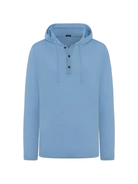 Kiton button-up hoodie