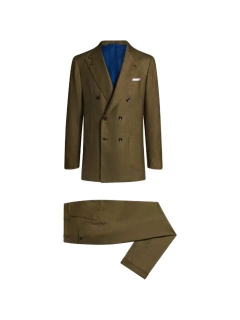 Kiton double-breasted suit