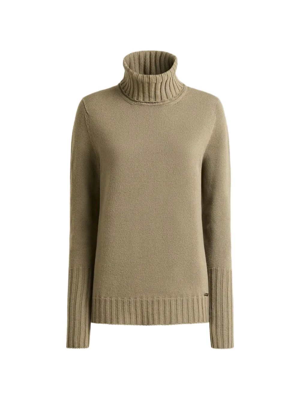 Kiton Ribgebreide coltrui Beige