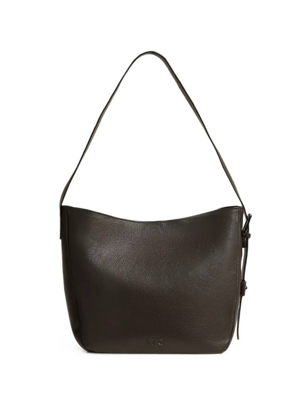 Kiton Leren schoudertas Bruin