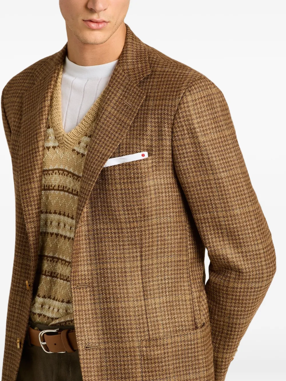 Kiton Geruit jack Bruin