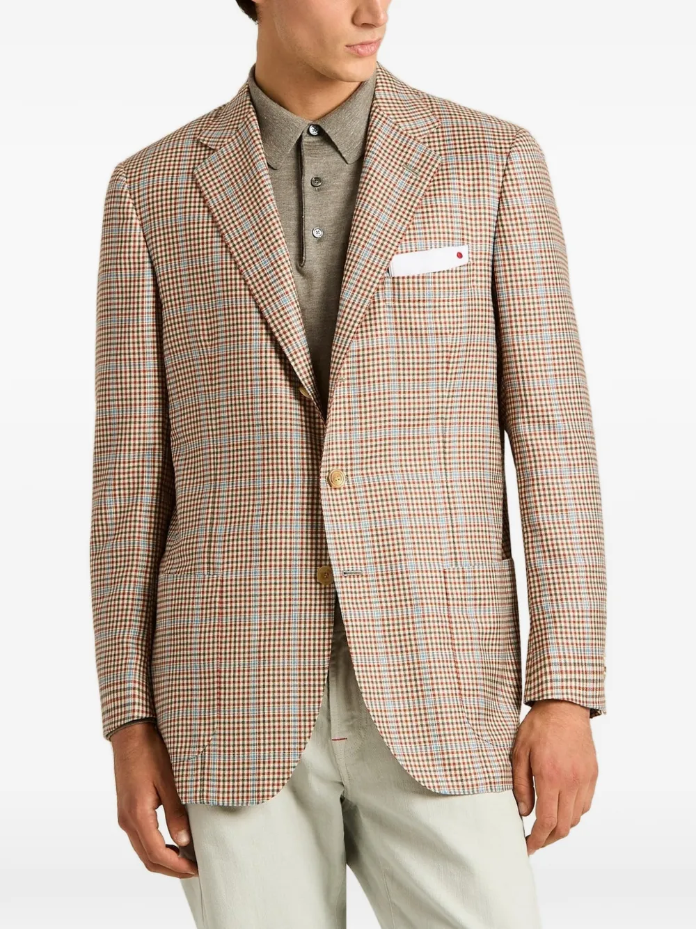 Kiton Geruit jack Bruin