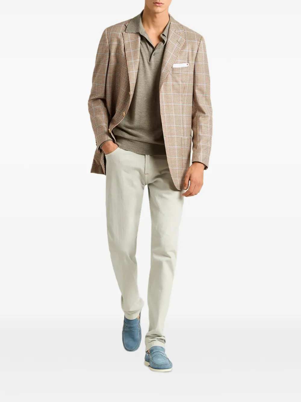 Kiton Geruit jack Bruin