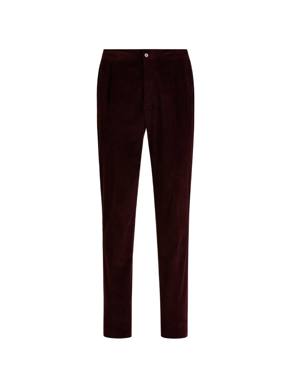 Kiton Ribfluwelen broek met stippen Rood