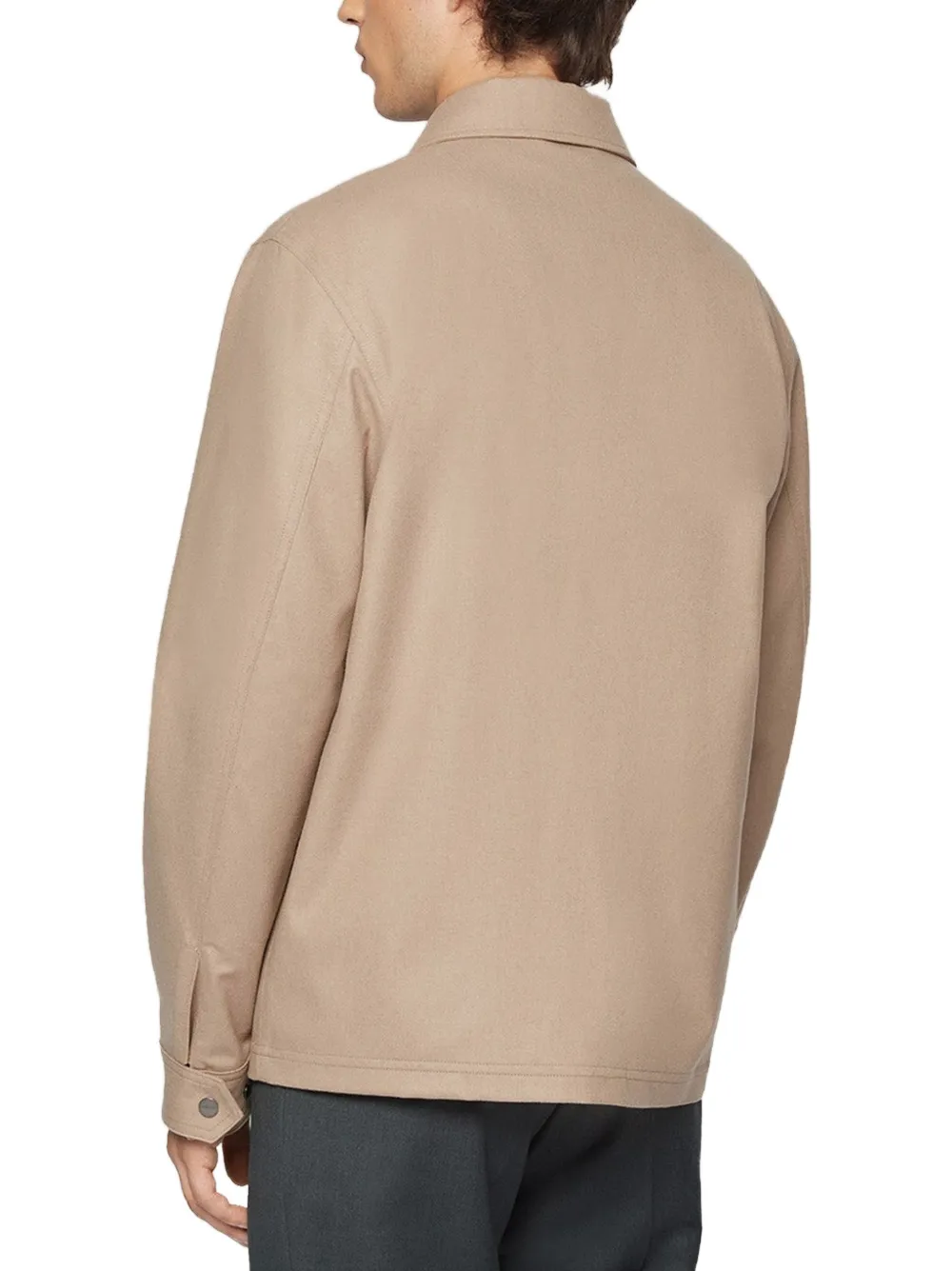 Kiton shirt jacket Beige