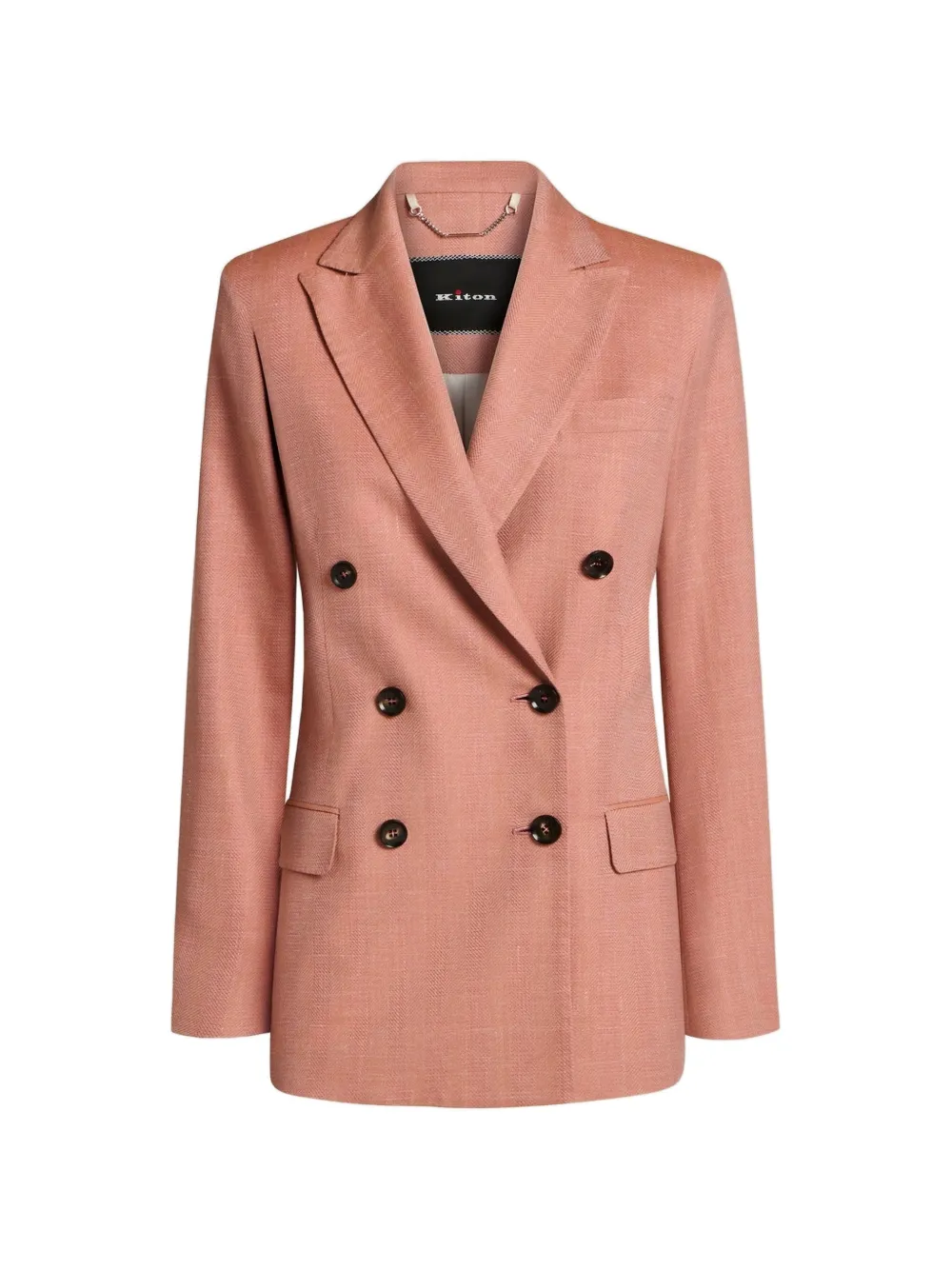 Kiton Doppelreihiges Sakko - Rosa