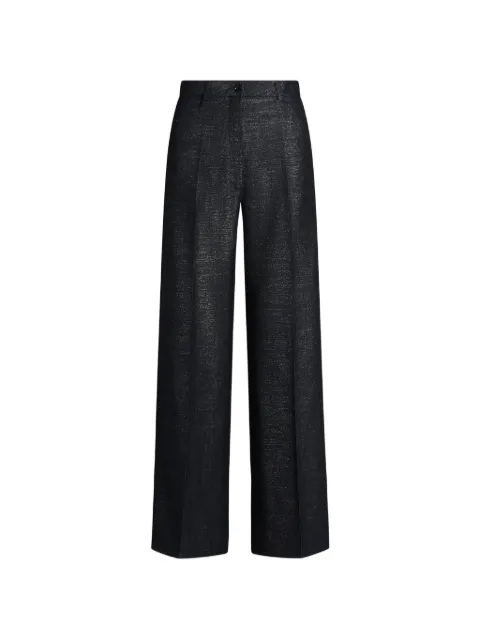 Kiton pressed-crease tailored trousers
