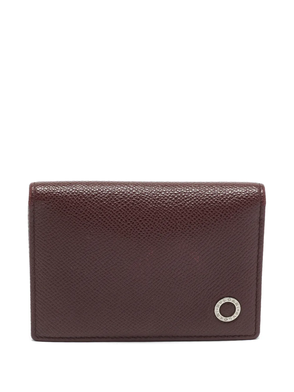 Bvlgari Pre-Owned leather card holder in Brown