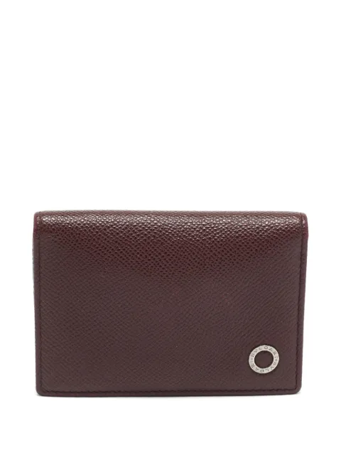 Bvlgari Pre-Owned porte-cartes en cuir