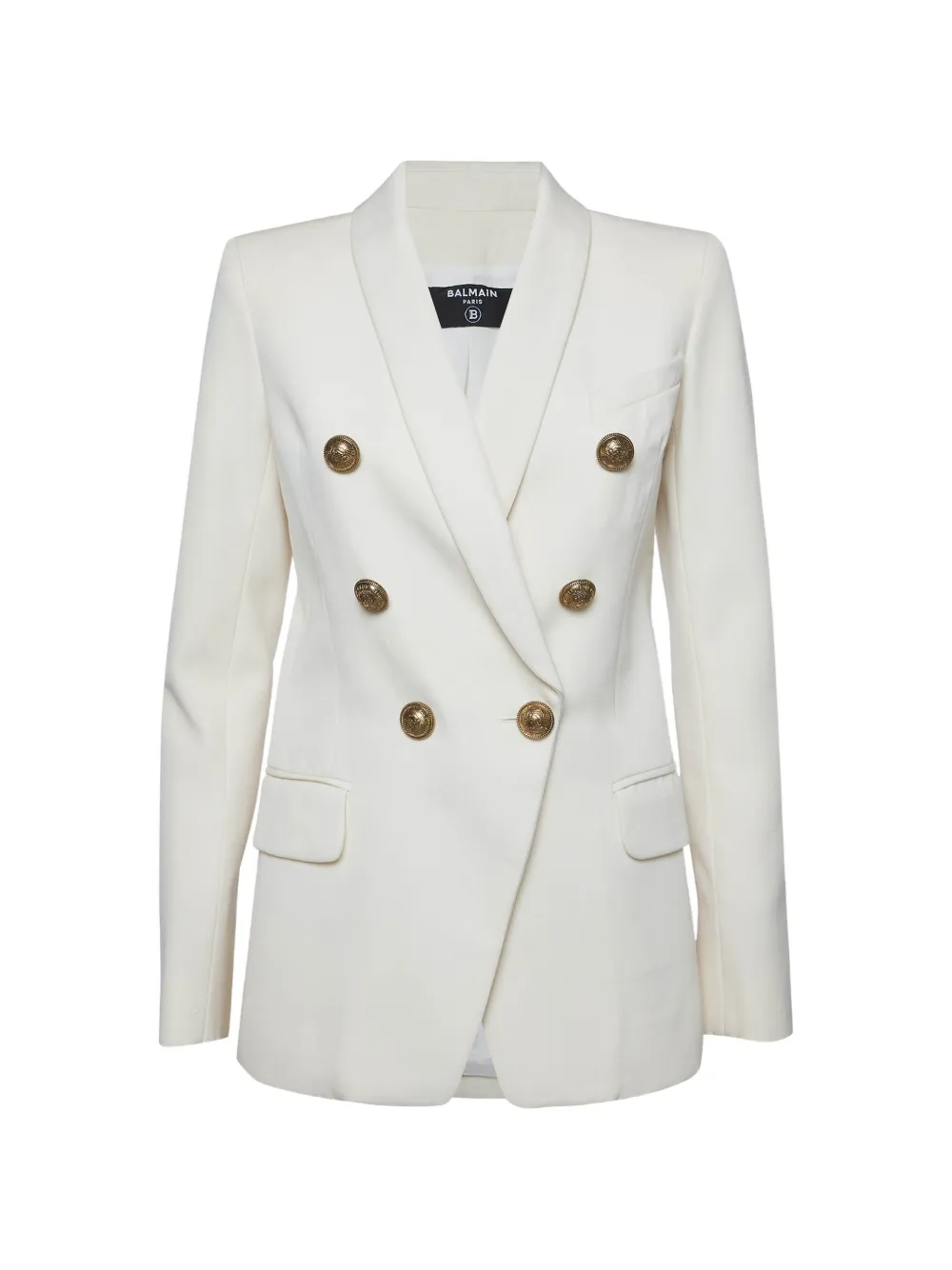 Balmain Pre-Owned double-breasted blazer - Weiß