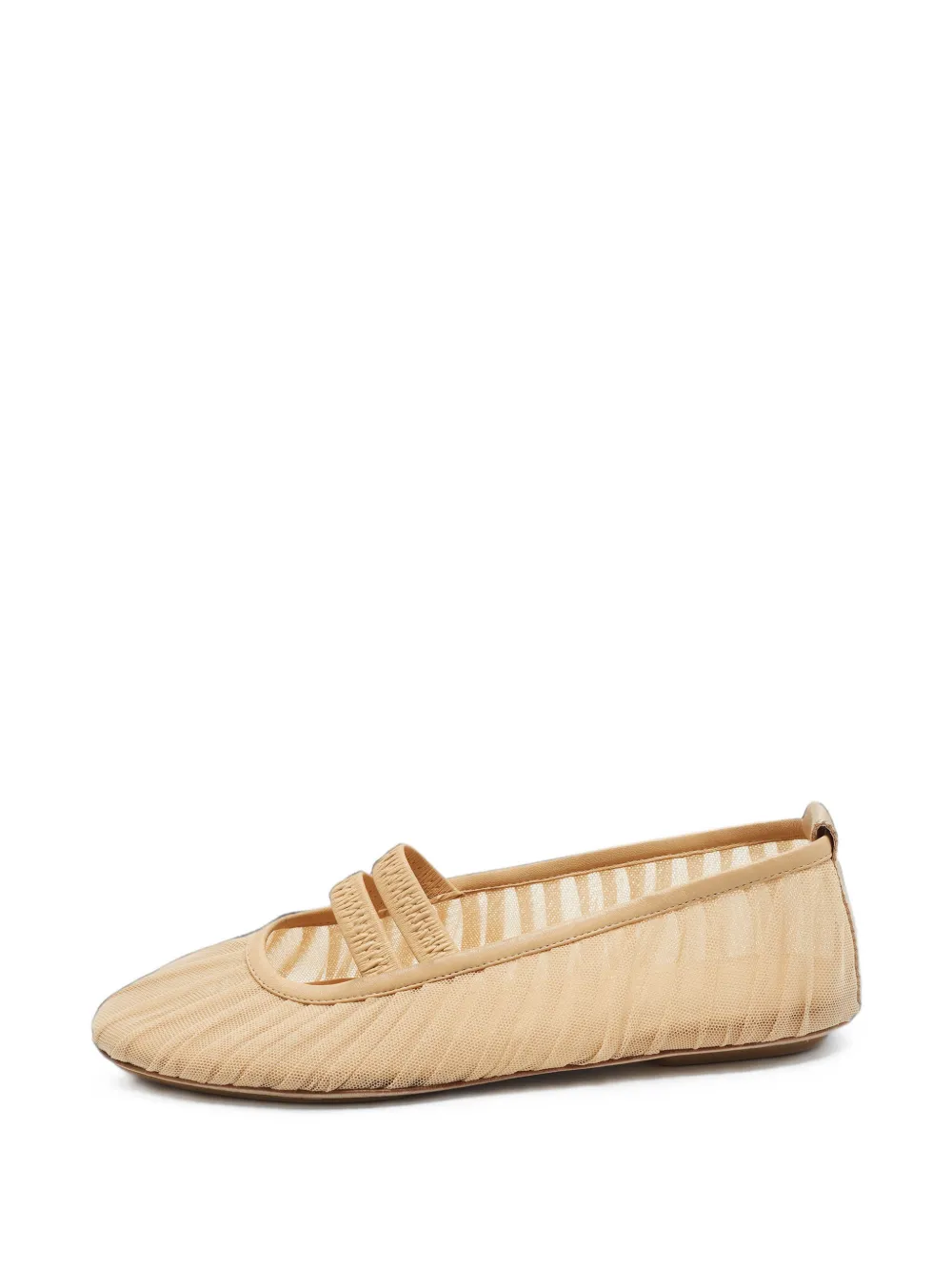Burberry Pre-Owned ballerines Mary Jane à design plissé - Tons neutres Burberry Pre-Owned ballerines Mary Jane à design plissé - Tons neutres