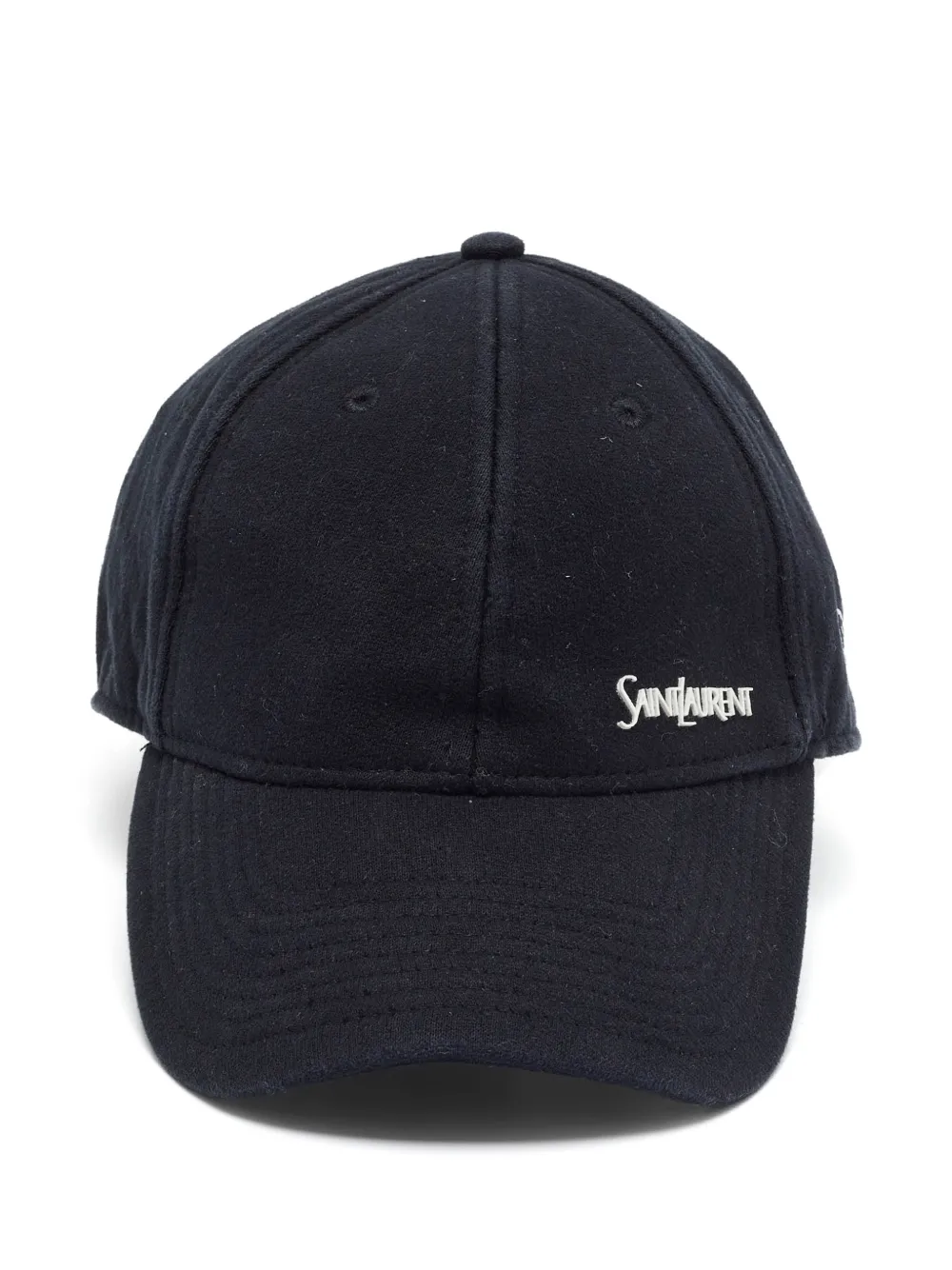 Saint Laurent Pre-Owned casquette x New Era à logo brodé - Noir Saint Laurent Pre-Owned casquette x New Era à logo brodé - Noir