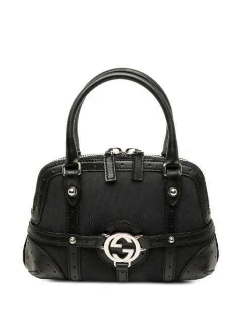 Gucci Pre-Owned bolsa de mano Reins de lona 2000-2015
